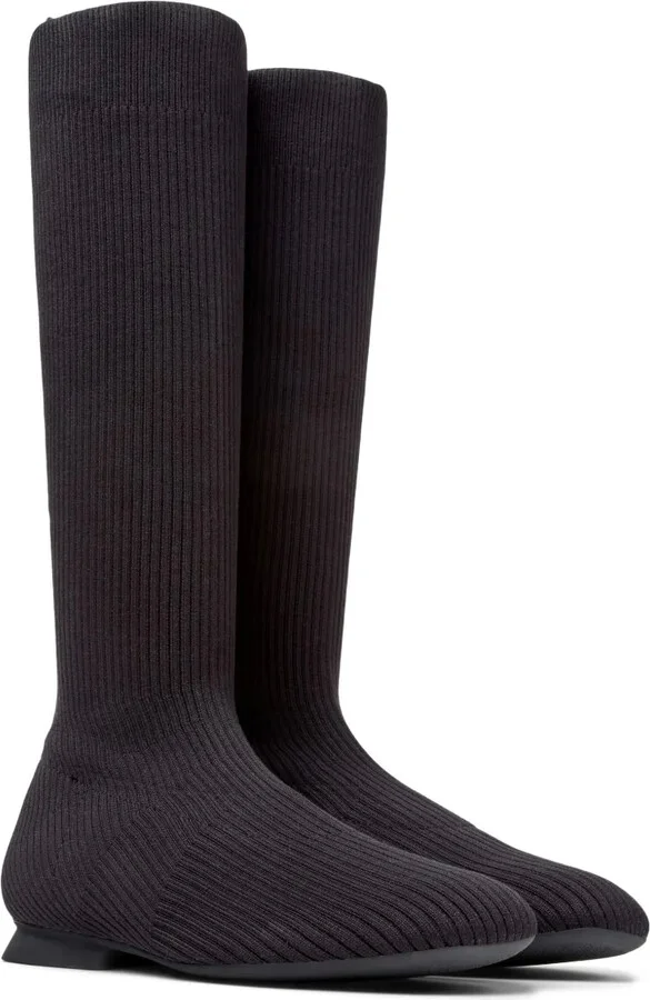 Ribbed-Knit Boots - Image 2