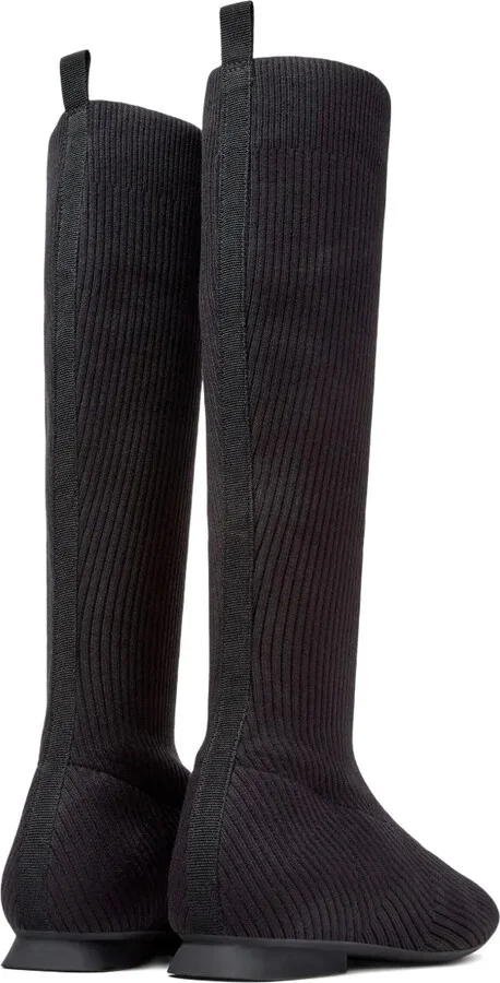 Ribbed-Knit Boots - Image 5