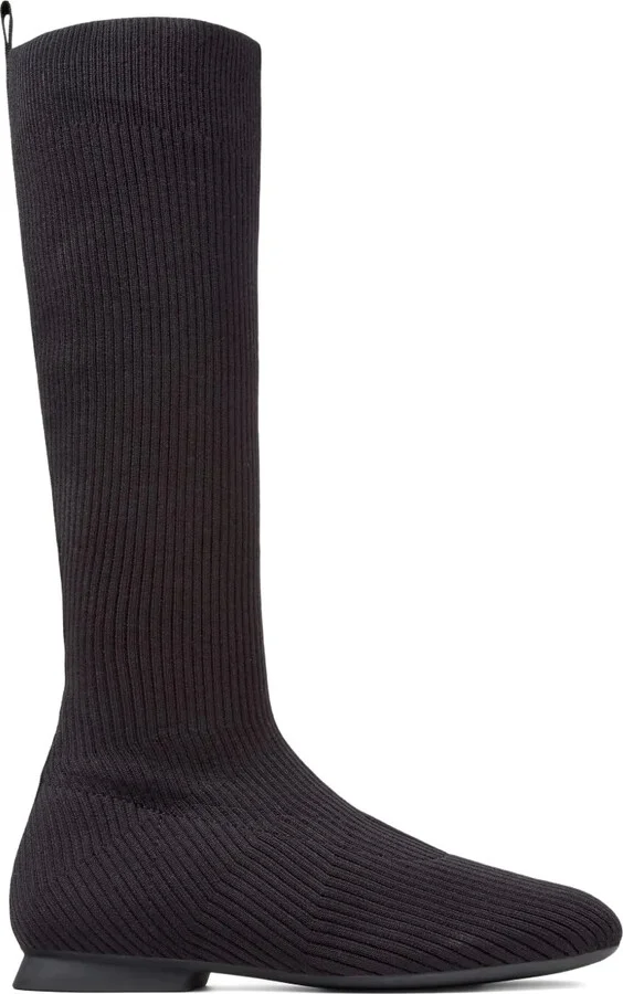 Ribbed-Knit Boots
