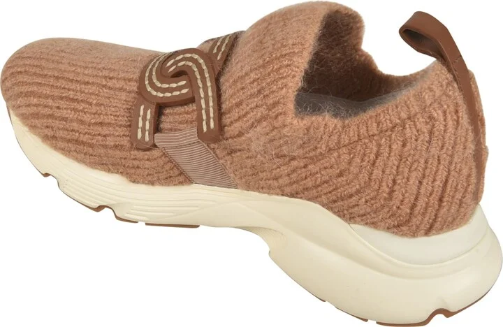 Ribbed Knit Sneakers - Image 3