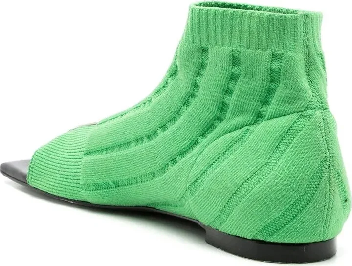 Ribbed-Sock Ankle Sandals - Image 3