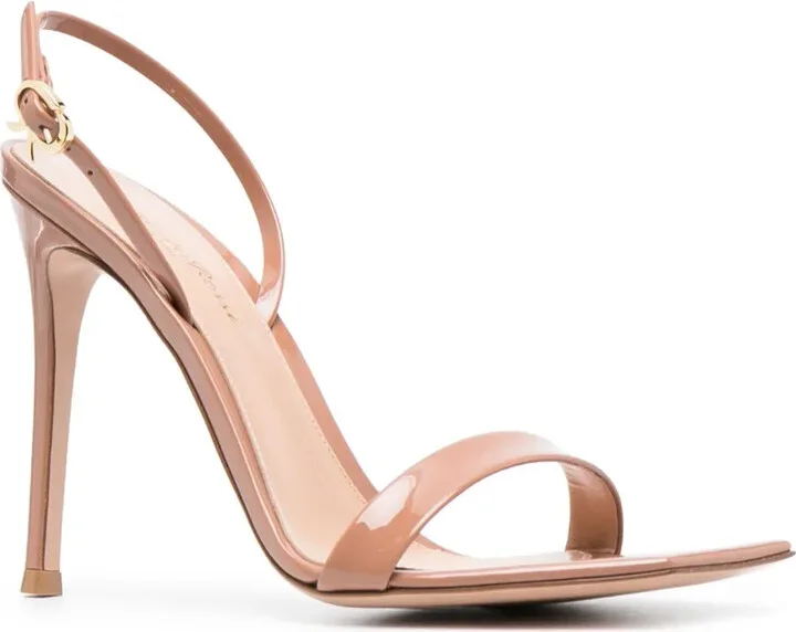 Ribbon 105mm leather sandals - Image 2