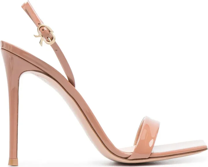 Ribbon 105mm leather sandals