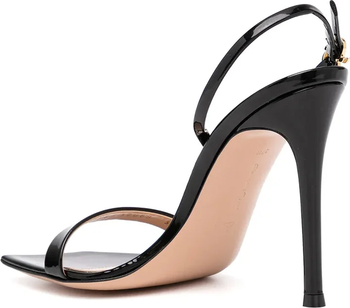 Ribbon 105mm stiletto sandals - Image 3