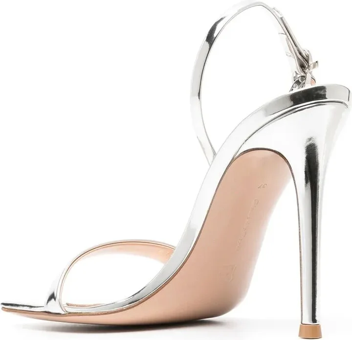 Ribbon 105mm stiletto sandals - Image 3