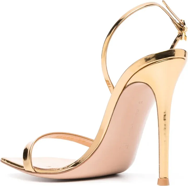 Ribbon 105mm stiletto sandals - Image 3
