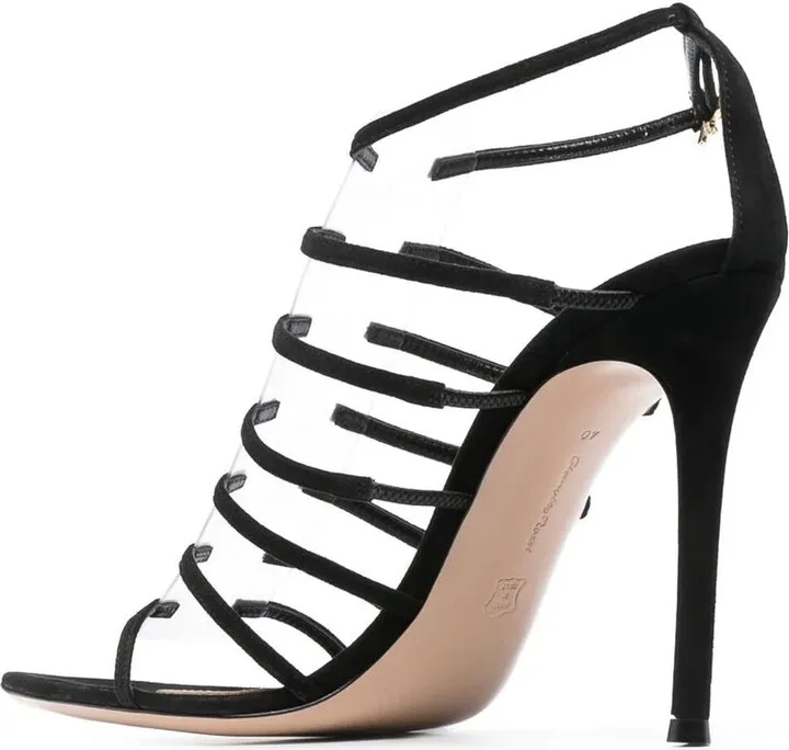 Ribbon 105mm strappy sandals - Image 3