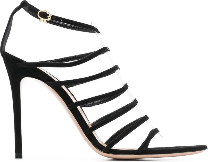 Ribbon 105mm strappy sandals