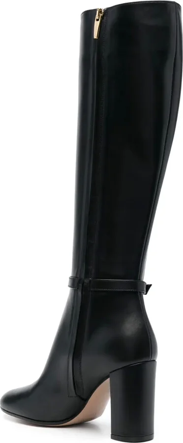 Ribbon 85mm leather boots - Image 3