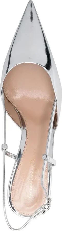 Ribbon 85mm slingback pumps - Image 4