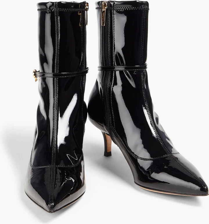 Ribbon Bootie 55 vinyl ankle boots - Image 2