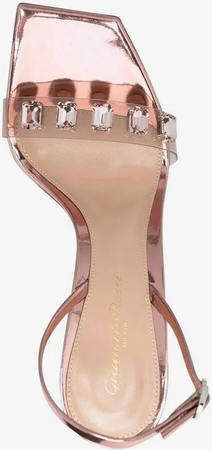 Ribbon Candy 105 Crystal Embellished Slingback Sandals - Image 3