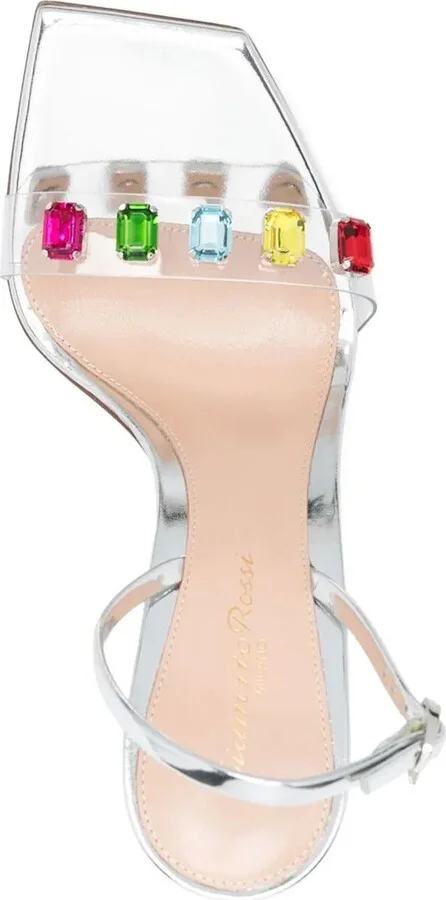 Ribbon Candy 105mm crystal-embellished sandals - Image 4