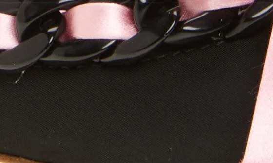 Ribbon & Chain Pointed Toe Mule - Image 7