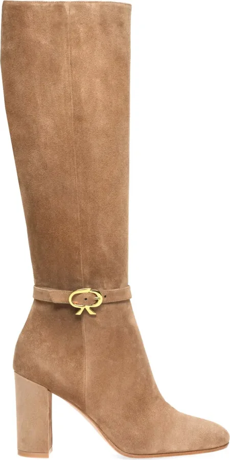 Ribbon Dumont 85mm suede boots