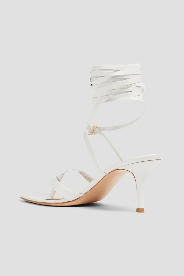 Ribbon Gladiator 70 leather sandals - Image 3