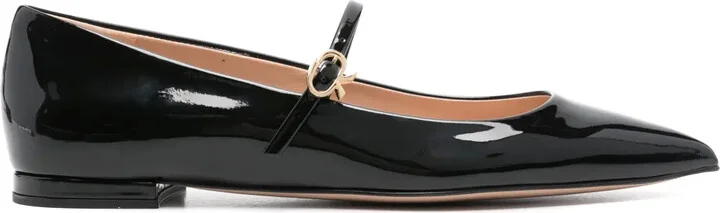 Ribbon Jane ballerina shoes