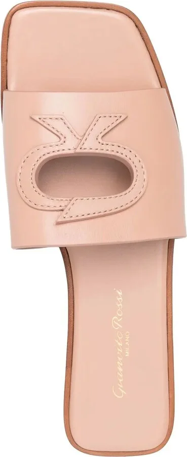 Ribbon leather slides - Image 4