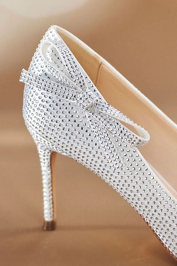 Ribbon Rhinestone Heels - Image 3