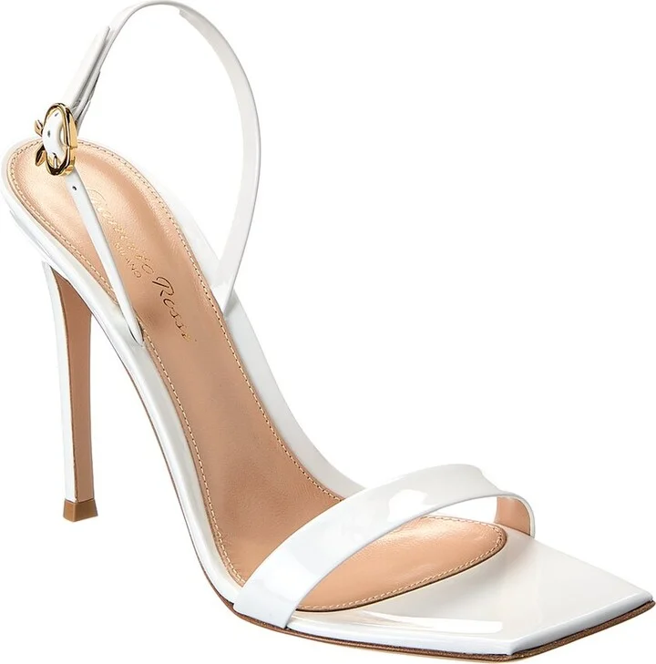 Ribbon Stiletto 105 Patent Sandal
