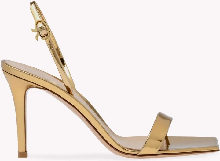 Metallic Gold Leather