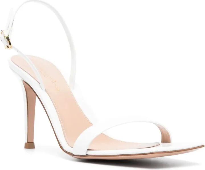 Ribbon Stiletto 85mm leather sandals - Image 2