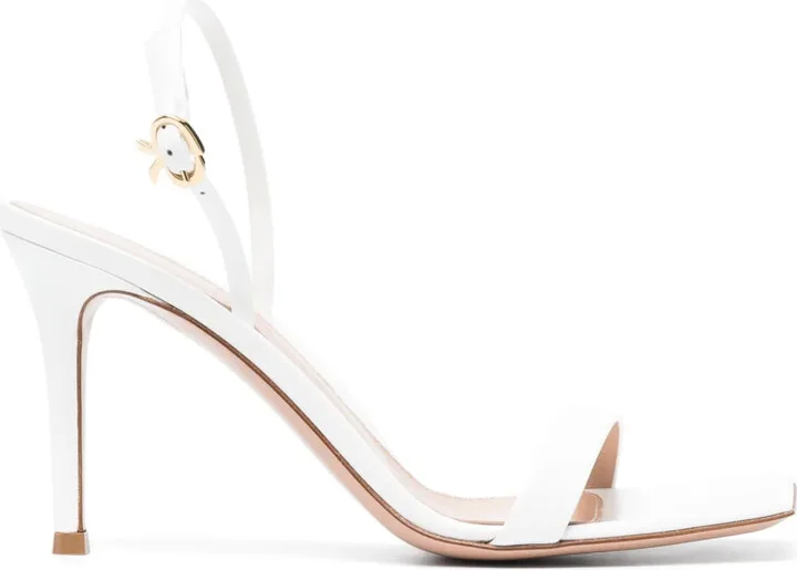Ribbon Stiletto 85mm leather sandals