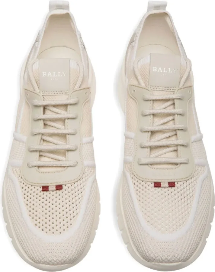 Ribbon-Tab Knit Low-Tops Sneakers - Image 4