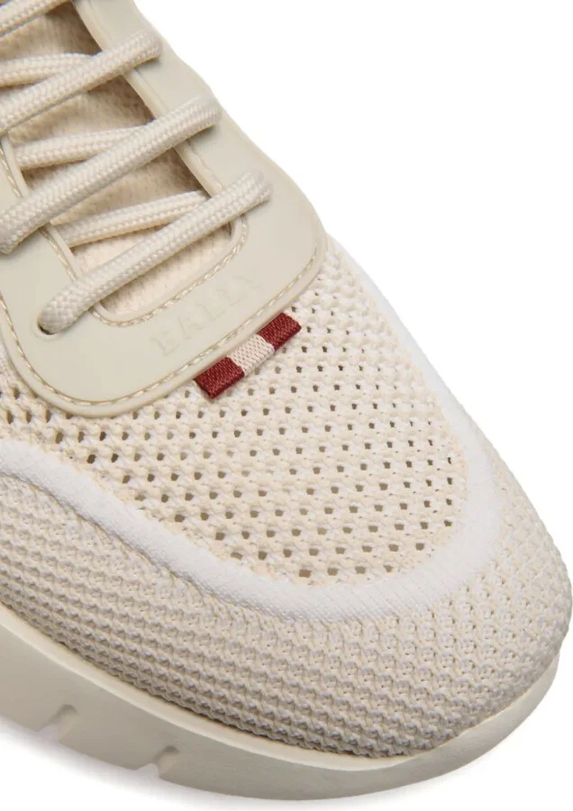 Ribbon-Tab Knit Low-Tops Sneakers - Image 5