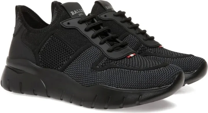 Ribbon-Tab Knit Sneakers - Image 2