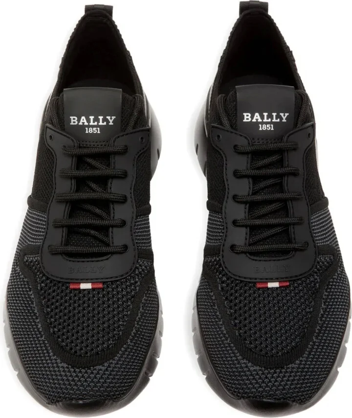 Ribbon-Tab Knit Sneakers - Image 3