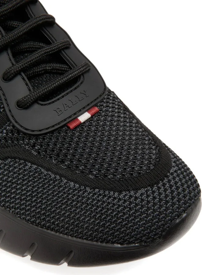 Ribbon-Tab Knit Sneakers - Image 4