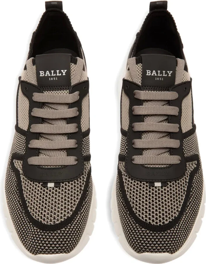 Ribbon-Tab Knit Sneakers - Image 3
