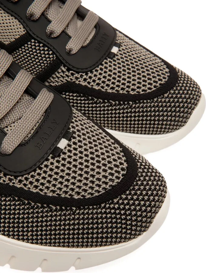 Ribbon-Tab Knit Sneakers - Image 5