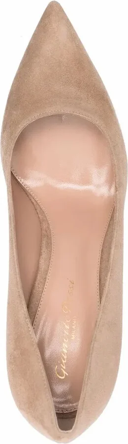 Ricca 100mm suede pumps - Image 4
