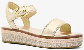 Richie Metallic Platform Espadrille Sandal