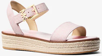 Richie Signature Logo Platform Espadrille Sandal