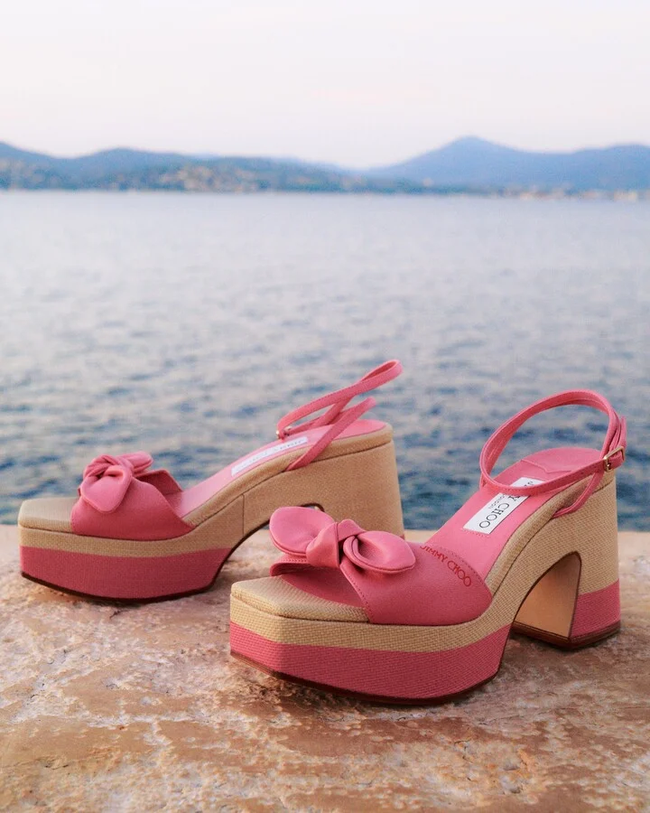 Ricia 95 Knotted Leather Platform Sandal - Image 2