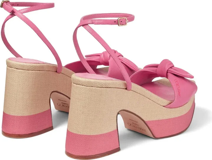 Ricia 95mm platform leather sandals - Image 3