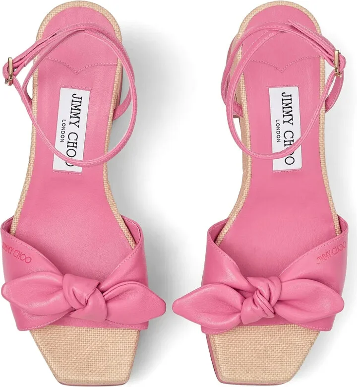 Ricia 95mm platform leather sandals - Image 4