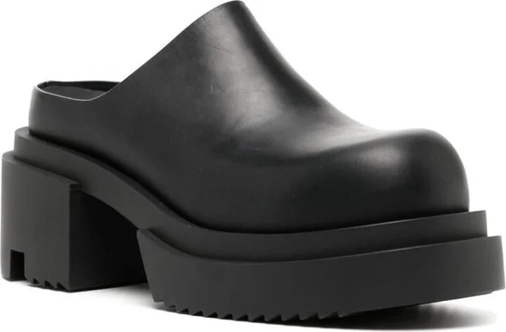 Rick Owens 75Mm Leather Mules - Image 2