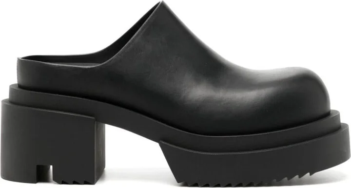 Rick Owens 75Mm Leather Mules