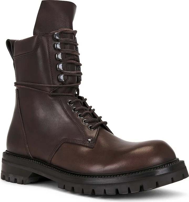 Rick Owens Army Low Boot in Brown - Image 2