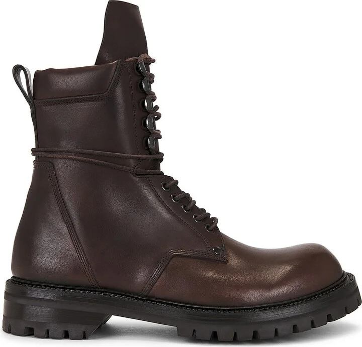Rick Owens Army Low Boot in Brown