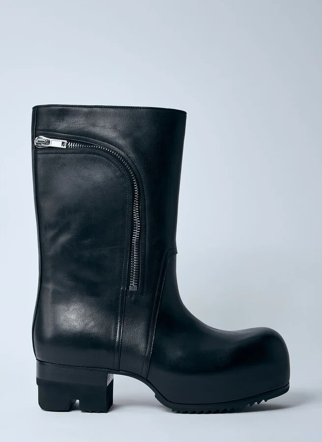 Rick Owens Bauhaus Ballast Boots - Man Boots Black Eu - 45