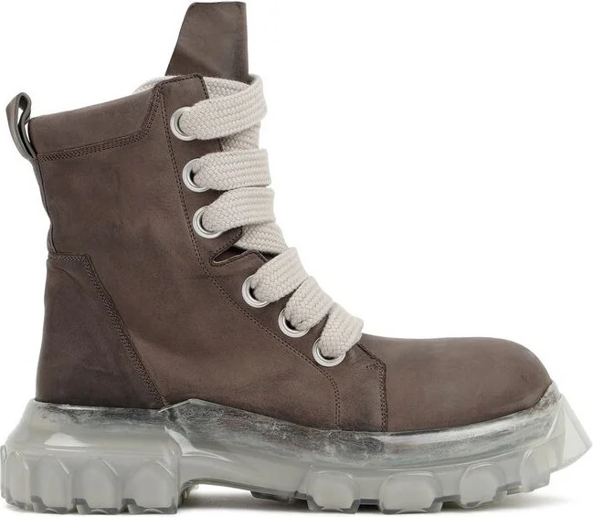 Rick Owens Beatle Bozo Tractor Ankle Boots