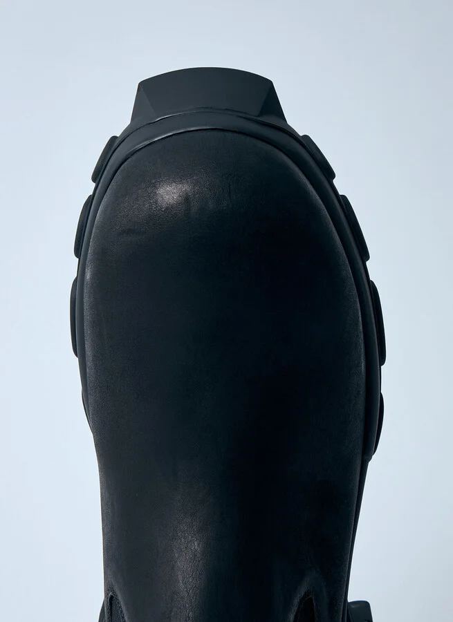 Rick Owens Beatle Bozo Tractor Boots - Man Boots Black Eu - 42 - Image 5