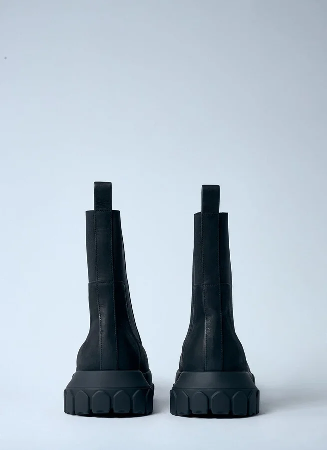 Rick Owens Beatle Bozo Tractor Boots - Man Boots Black Eu - 42 - Image 6