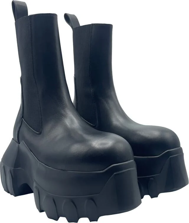 Rick Owens Beatle Mega Tractor Boots Shoes - Image 2