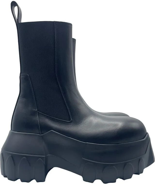 Rick Owens Beatle Mega Tractor Boots Shoes